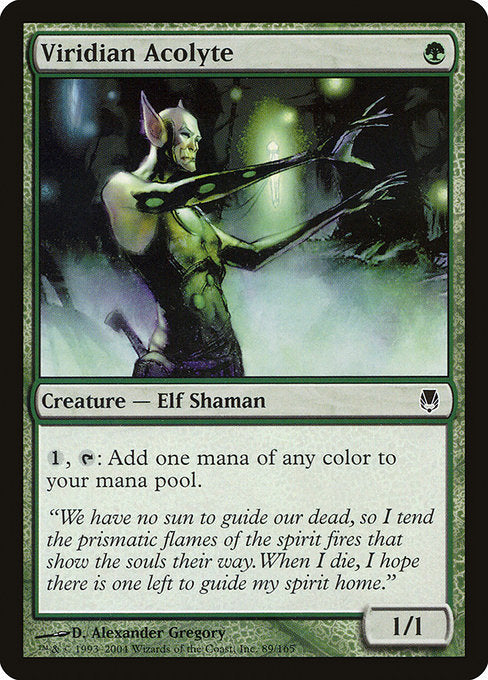 Viridian Acolyte - Darksteel #89