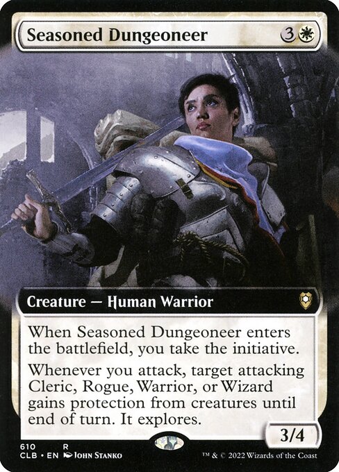 Seasoned Dungeoneer (Extended Art) - Commander Legends: Battle for Baldur's Gate #610