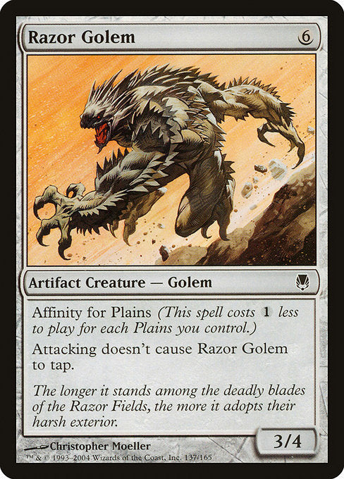 Razor Golem - Darksteel #137