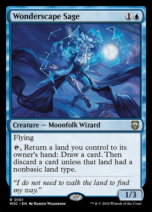 Wonderscape Sage - Modern Horizons 3 Commander #101