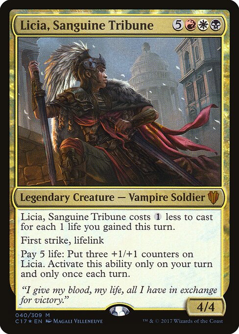 Licia, Sanguine Tribune - Commander 2017 #40