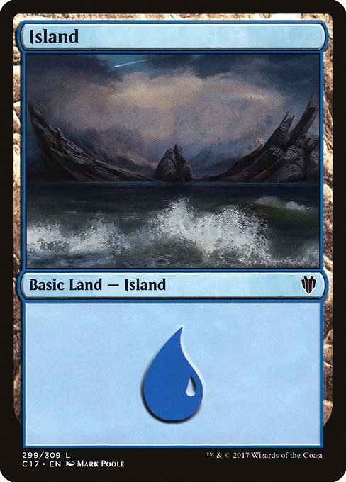 Island (299) - Commander 2017 #299