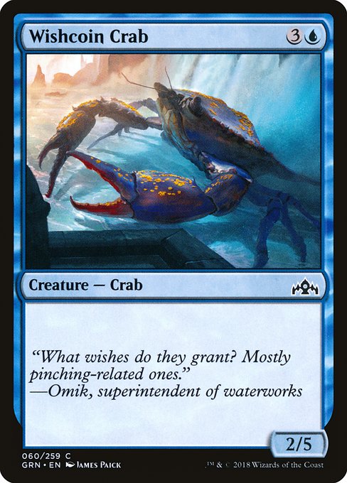 Wishcoin Crab - Guilds of Ravnica:  - 60 - Lightly Played