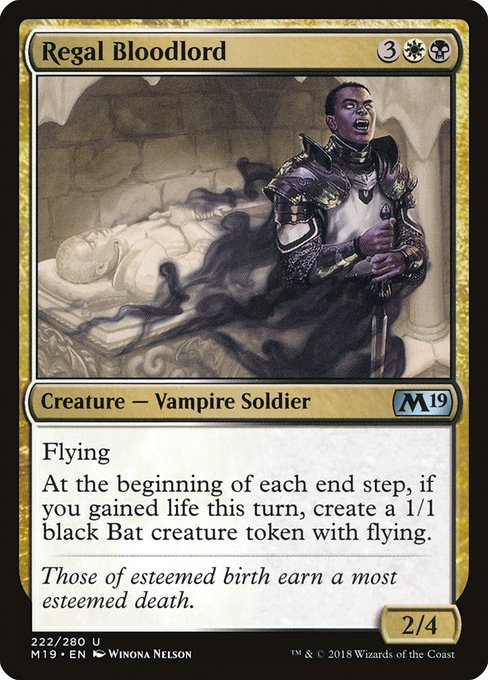 Regal Bloodlord - Core Set 2019 #222