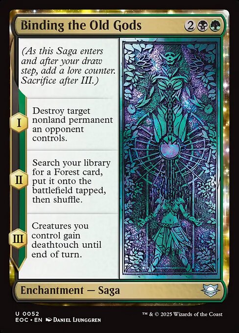 Binding the Old Gods - Commander: Edge of Eternities:  - 52 - Near Mint