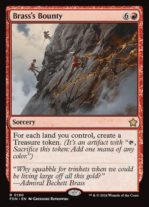 Brass's Bounty - Foundations #190