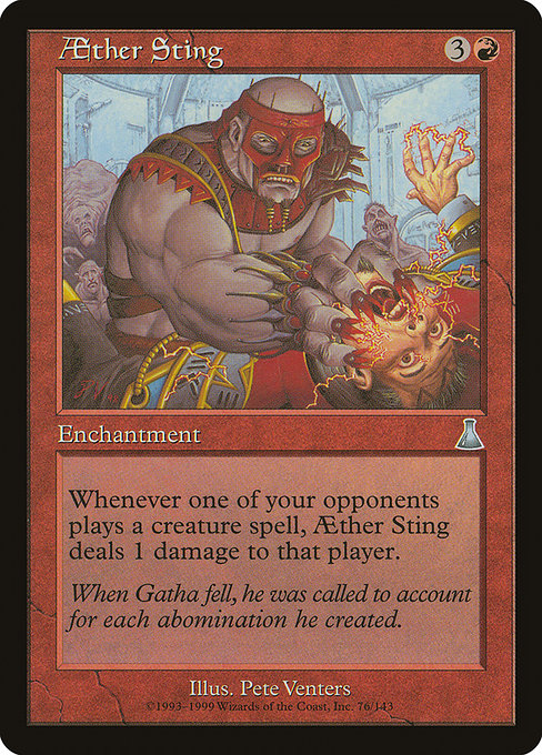 Aether Sting - Urza's Destiny #76