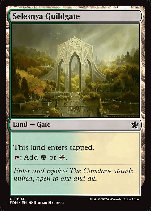 Selesnya Guildgate - Foundations #694