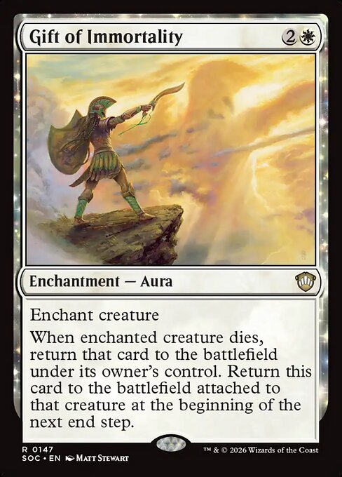 Gift of Immortality - Secrets of Strixhaven Commander #147