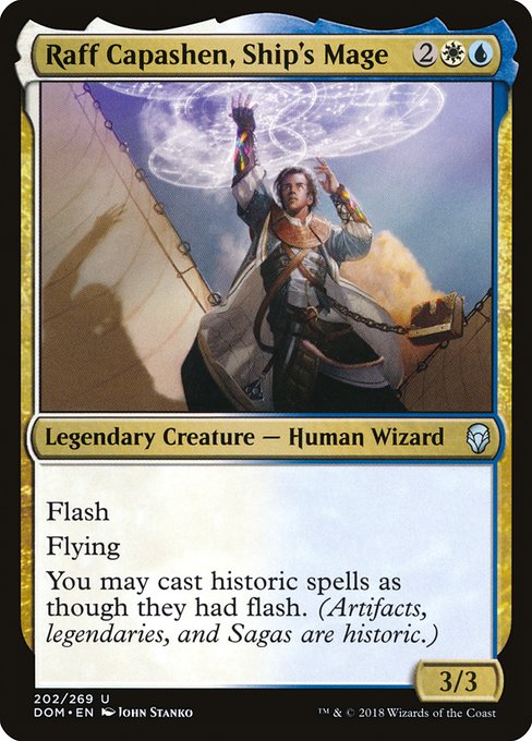 Raff Capashen, Ship's Mage - Dominaria #202