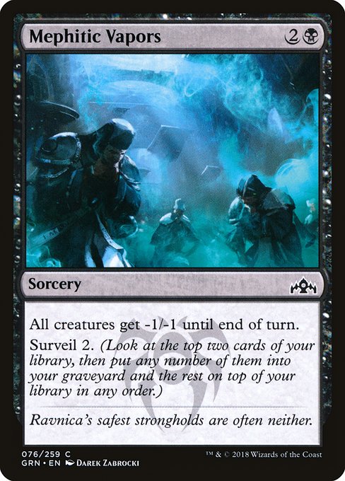 Mephitic Vapors - Guilds of Ravnica #76