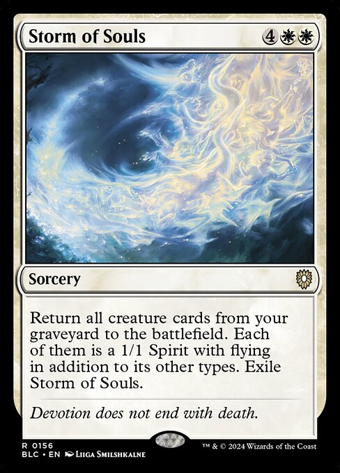 Storm of Souls - Bloomburrow Commander #156