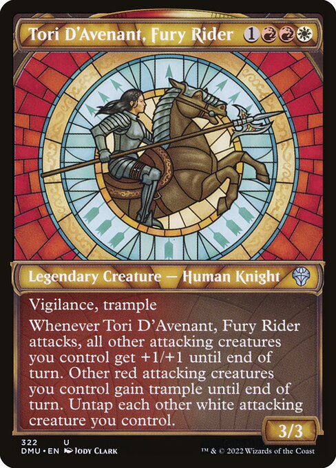 Tori D'Avenant, Fury Rider (Showcase) - Dominaria United #322