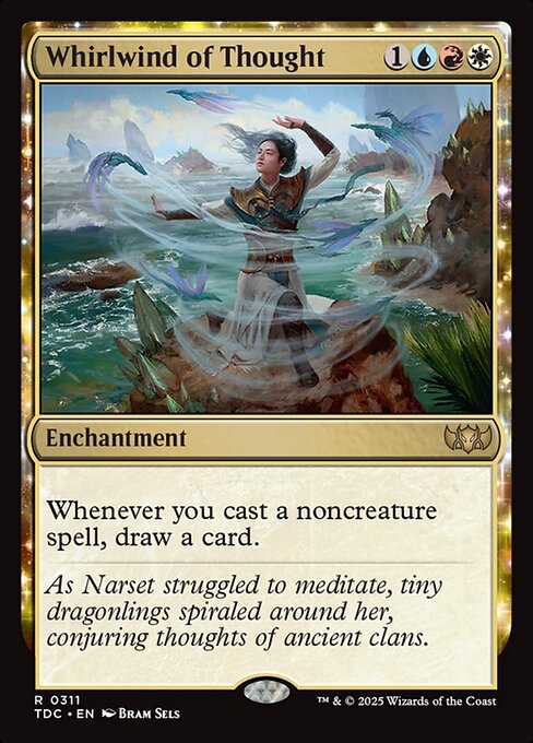 Whirlwind of Thought - Tarkir: Dragonstorm Commander #311