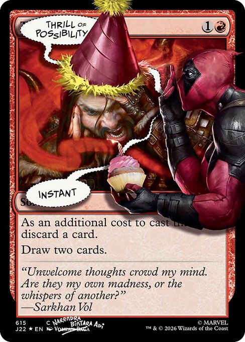Thrill of Possibility (615) (Pool Party Foil) - Secret Lair Drop #IFIYW-8