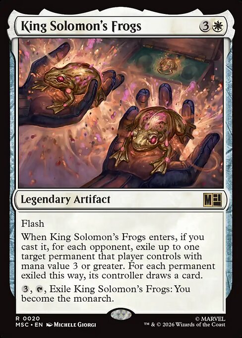 King Solomon's Frogs - Marvel Super Heroes Commander #20