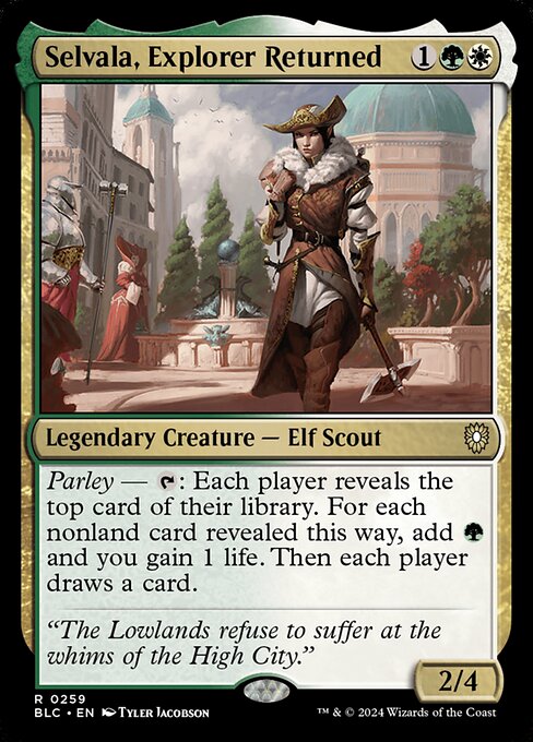 Selvala, Explorer Returned - Bloomburrow Commander #259