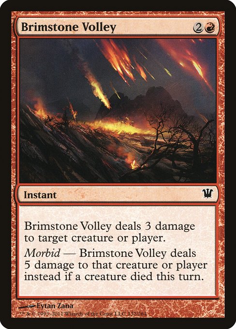 Brimstone Volley - Innistrad #132