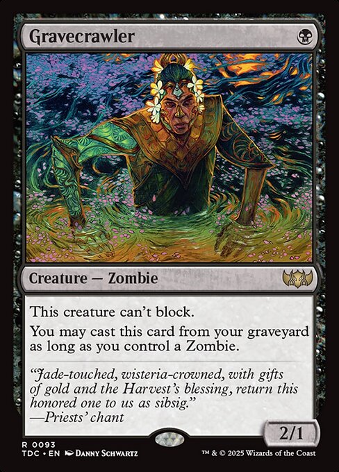 Gravecrawler - Tarkir: Dragonstorm Commander #93
