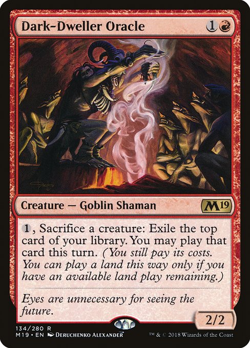 Dark-Dweller Oracle - Core Set 2019 #134