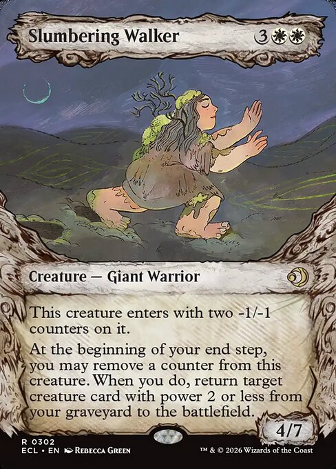 Slumbering Walker (Showcase) - Lorwyn Eclipsed #302
