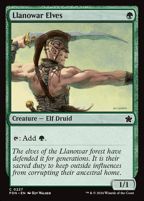 Llanowar Elves - Foundations #227