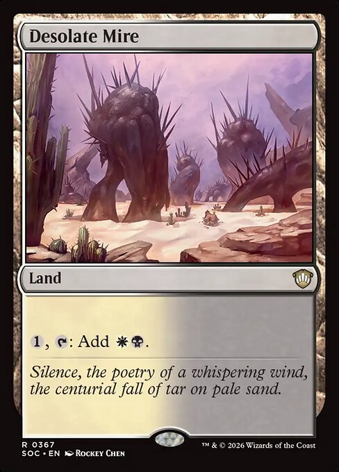 Desolate Mire - Secrets of Strixhaven Commander #367
