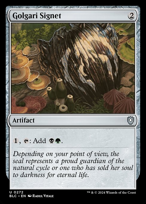 Golgari Signet - Bloomburrow Commander #272