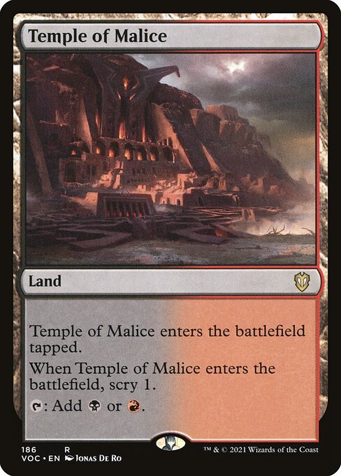 Temple of Malice - Crimson Vow Commander #186