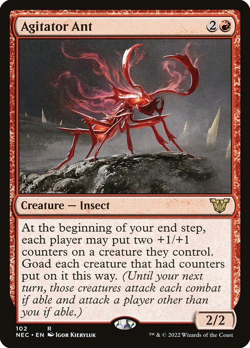 Agitator Ant - Neon Dynasty Commander #102