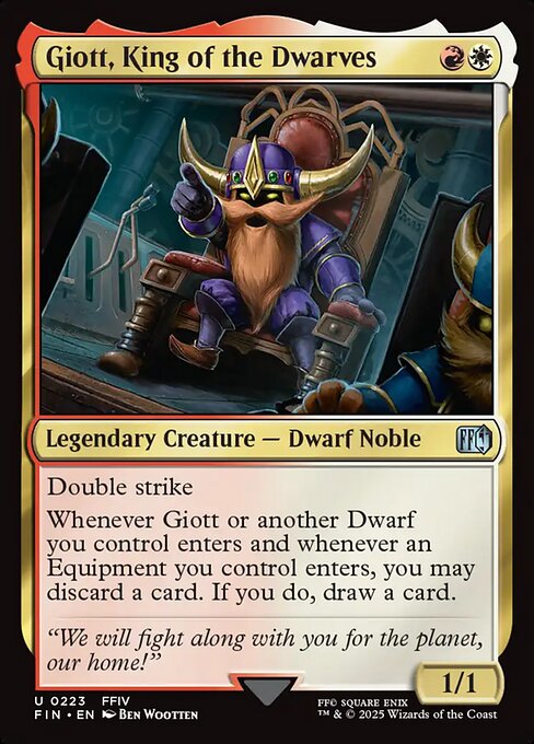 Giott, King of the Dwarves - Final Fantasy #223