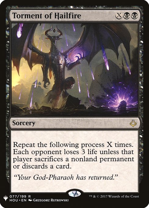 Torment of Hailfire - The List #HOU-77