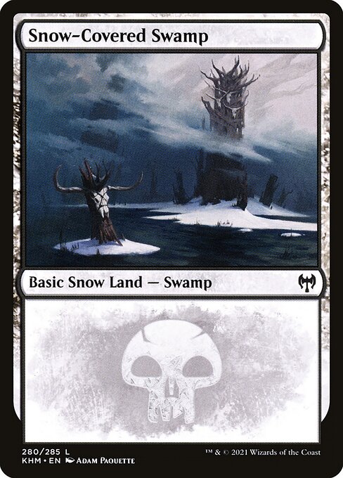 Snow-Covered Swamp (280) - Kaldheim #280