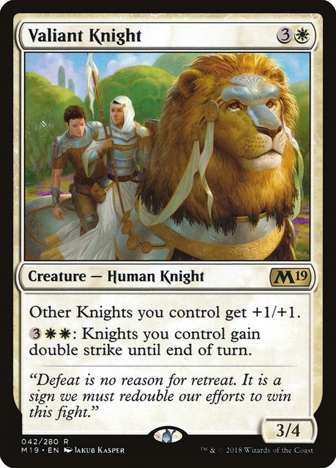 Valiant Knight - Core Set 2019 #42