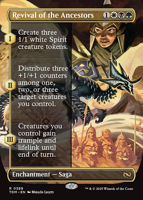 Revival of the Ancestors (Borderless) - Tarkir: Dragonstorm #389