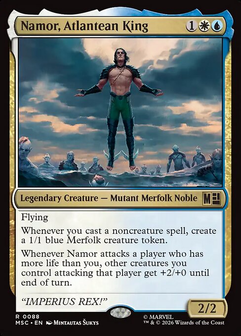 Namor, Atlantean King - Marvel Super Heroes Commander #88