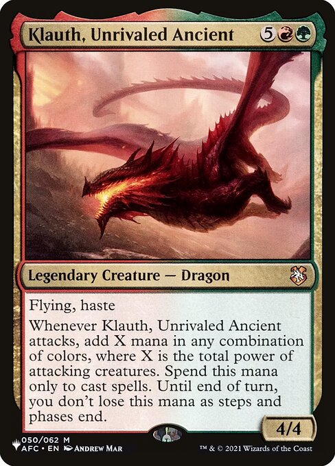 Klauth, Unrivaled Ancient - The List #AFC-50