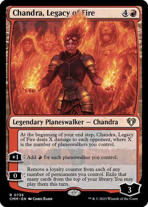 Chandra, Legacy of Fire - Commander Masters #735