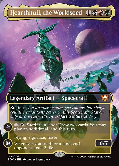 Hearthhull, the Worldseed (Borderless) - Edge of Eternities Commander #1