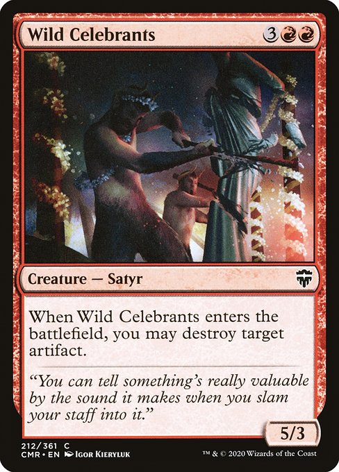 Wild Celebrants - Commander Legends:  - 212 - Near Mint