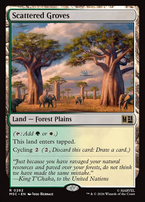 Scattered Groves - Marvel Super Heroes Commander #262