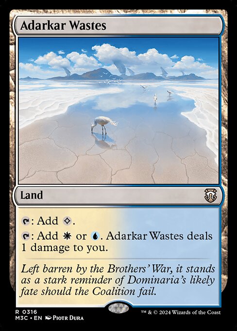 Adarkar Wastes - Commander: Modern Horizons 3:  - 316 - Near Mint