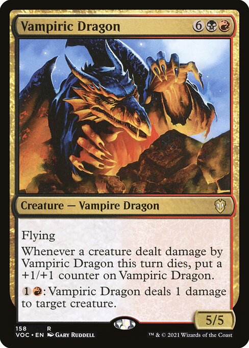 Vampiric Dragon - Crimson Vow Commander #158