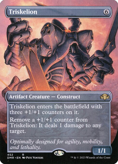 Triskelion (Borderless) - Dominaria Remastered #452