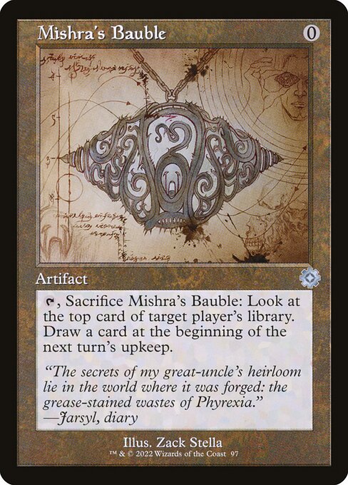 Mishra's Bauble (Schematic) - The Brothers' War Retro Artifacts #97
