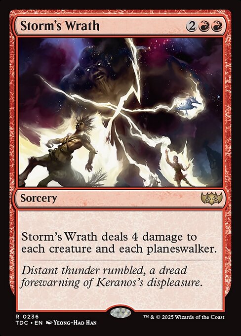 Storm's Wrath - Tarkir: Dragonstorm Commander #236