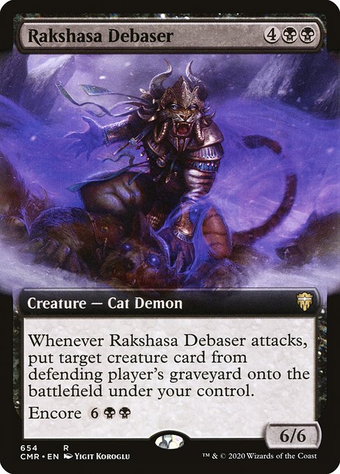 Rakshasa Debaser (Extended Art) - Commander Legends #654