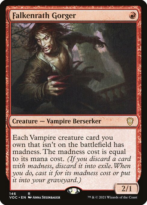 Falkenrath Gorger - Crimson Vow Commander #146