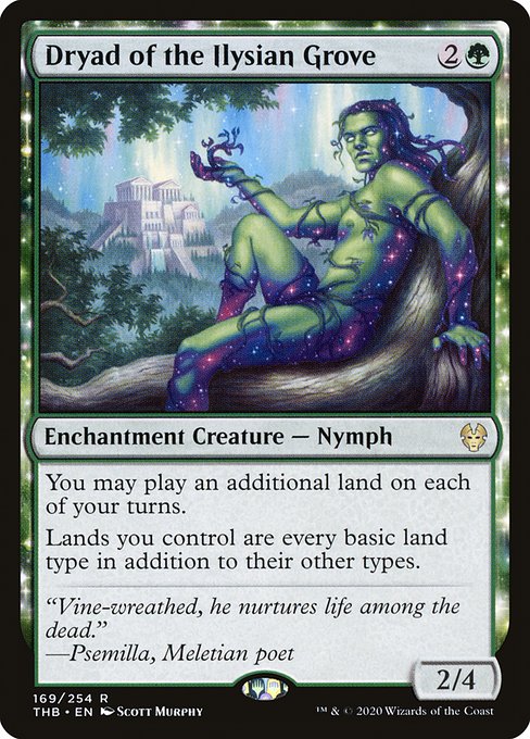 Dryad of the Ilysian Grove - Theros Beyond Death #169