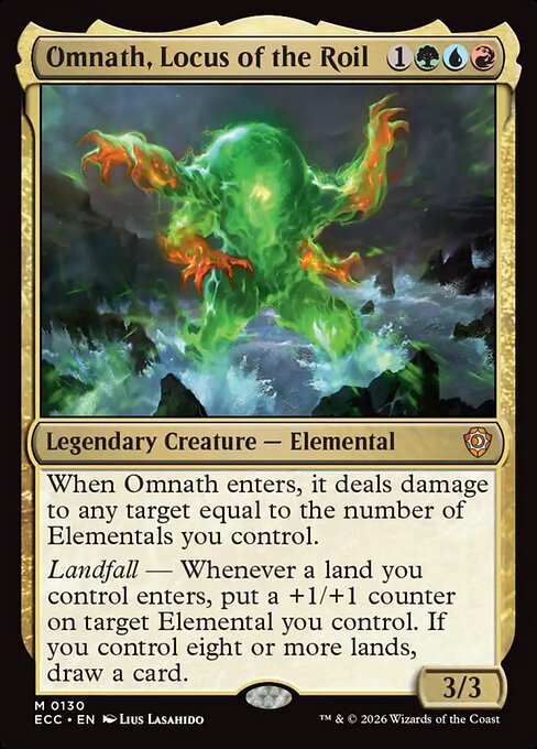 Omnath, Locus of the Roil - Lorwyn Eclipsed Commander #130